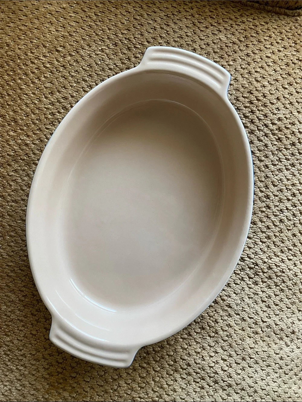 ☀️ Le Creuset Blue Ceramic Oval Baking Dish